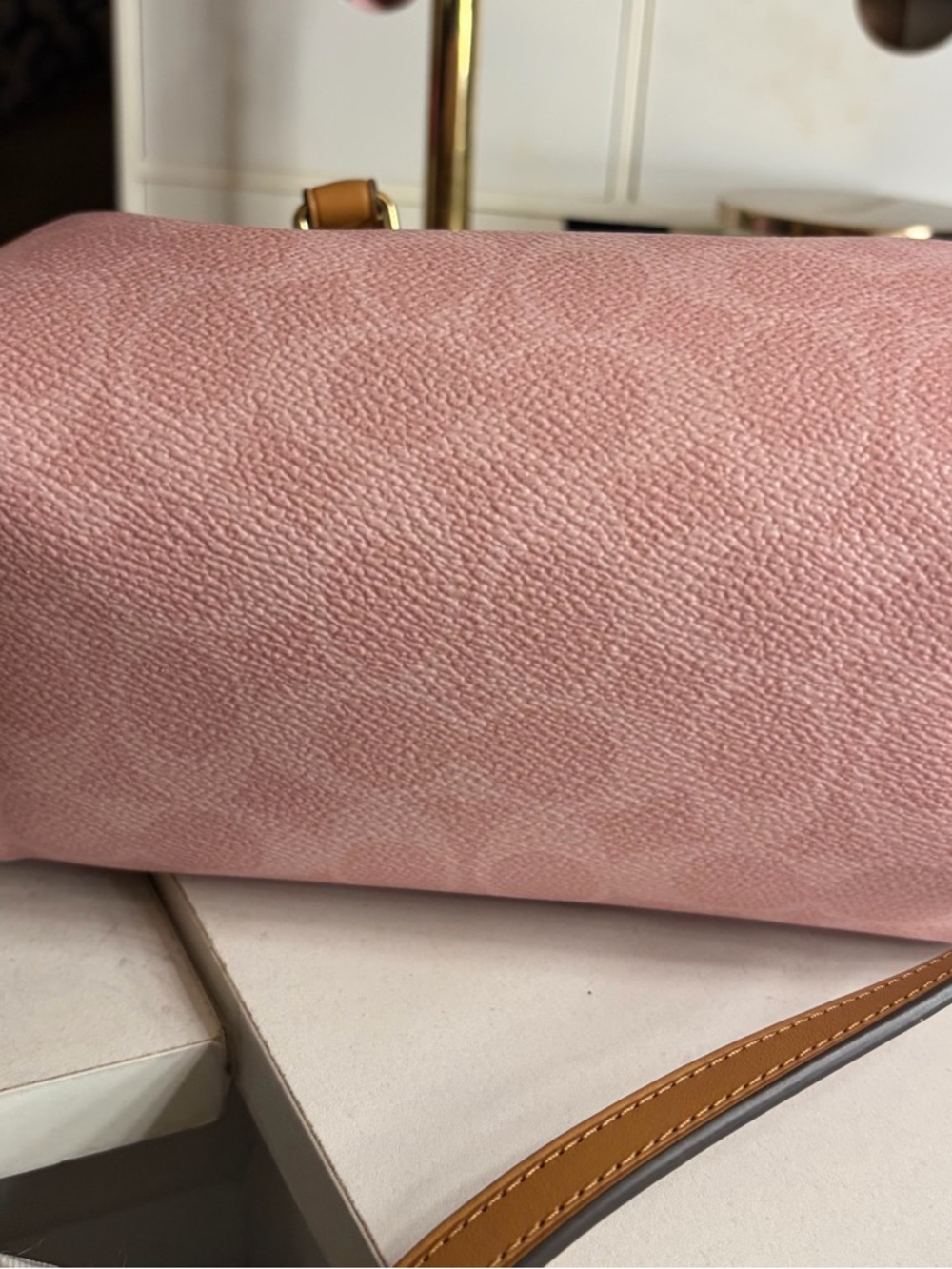 Coach Powder Pink Mini Rowan - Picture 6 of 13